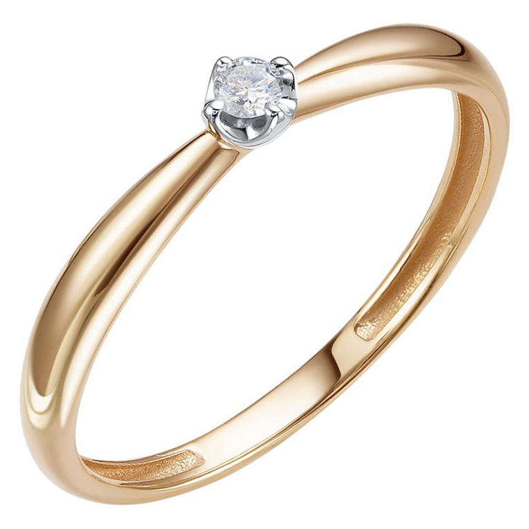 Кольцо, золото, бриллиант, К112-7508